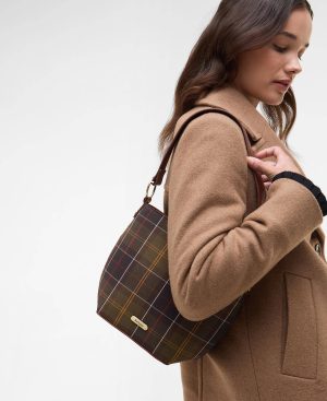 Cedar Tartan Bucket Bag