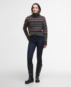 Helen Fair isle Roll-Neck Jumper