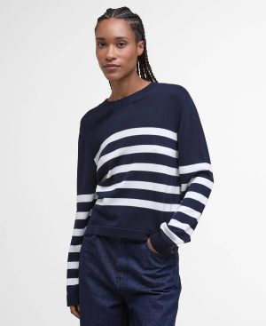 Demi Striped Crew Neck Jumper