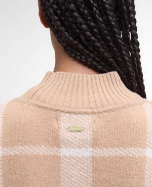 Harriet Tartan High-Neck Jumper