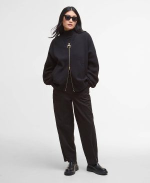 Milda Knitted Bomber Jacket