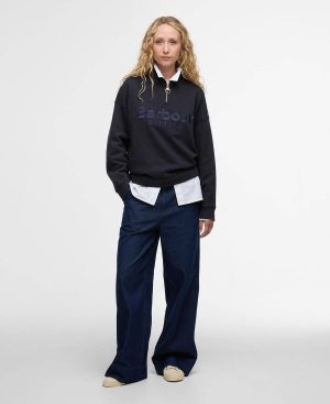 Sara Half Zip Sweatshirt