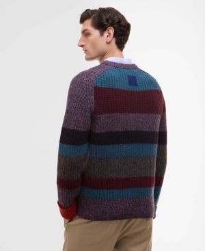 Paul Smith loves Barbour Multi Striped Crew Neck Jumper
