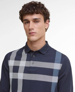 Blaine Tartan Long-Sleeved Polo Shirt