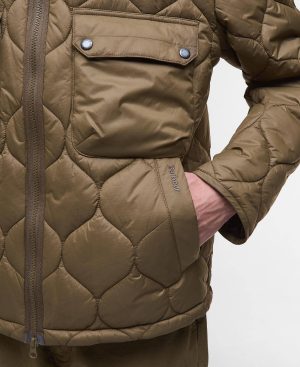 Re-Engineered Hooded Spey Quilted Jacket