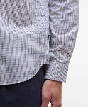 Carlton Tattersall Tailored Long-Sleeved Shirt