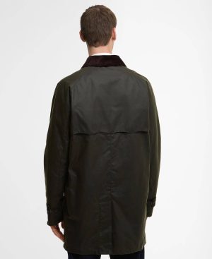 Barbour x Baracuta Tyne Waxed Car Coat