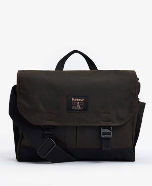 Field Waxed Satchel